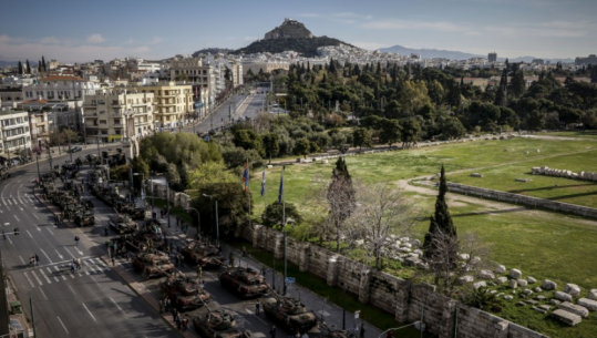 Tanke e avionë, Greqia tregon fuqinë ushtarake, mesazh të fortë Turqisë