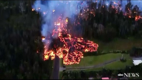 VIDEO/Shpërthim i fuqishëm vullkanik në Hawai, shkatërrohen 26 shtëpi