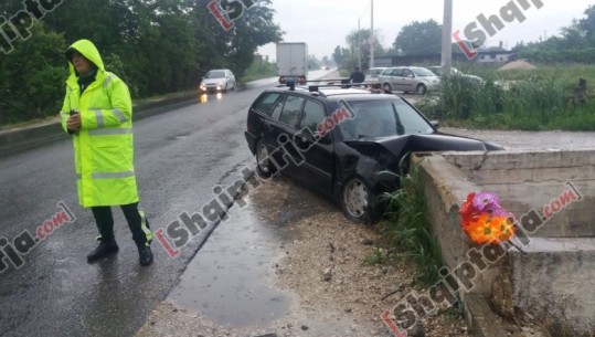 Aksident në Fushë Krujë, përplasen dy makina, tre të plagosur/ Emrat+Foto