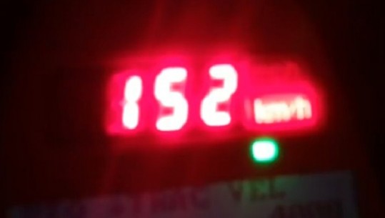 Kapet shoferi me 152km/h, policia mesazh të prerë policëve: Stop alkoolit dhe shpejtësisë