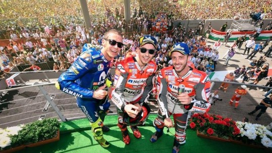 Moto GP/Lorenzo i pari në Mugello, i treti Valentino Rossi