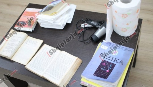 Letër kuzhine, tharëse flokësh e dritare të zëna me libra/ Gjendja pas përmbytjes në Bibliotekën Kombëtare (Foto)