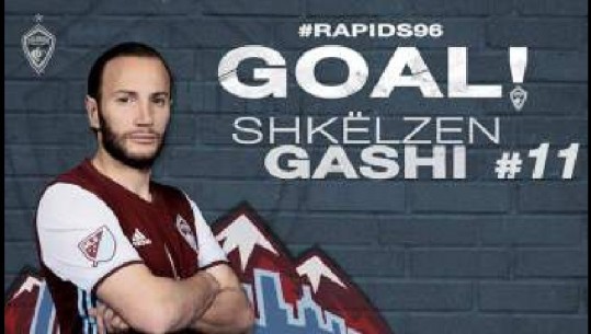 Shkëlzen Gashi i papërmbajtshëm, shënon supergol nga gjuajtja e lirë (VIDEO)