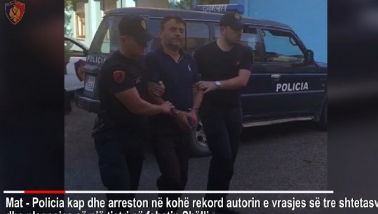 Vrau me automatik 3 punonjësit e Bashkisë dhe plagosi 1 tjetër, dalin pamjet e arrestimit të autorit në Mat (VIDEO)