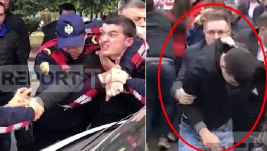 Si e shpëtuan deputetët e LSI-së nga policia 18-vjeçarin që i hodhi kapsollën efektives Ina Nuka (VIDEO)