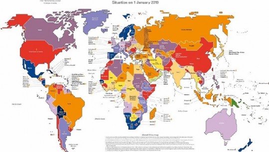 Studimi i Agjencisë së Kombeve të Bashkuara: Gratë në politikë 2019, Shqipëria e 4 në botë