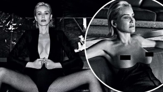 Në moshën 61 vjeçare topless, fotot e Sharon Stone çmendin botën