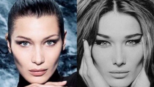 Bella Hadid e transformuar nga operacionet për t'u dukur si Carla Bruni (FOTO)