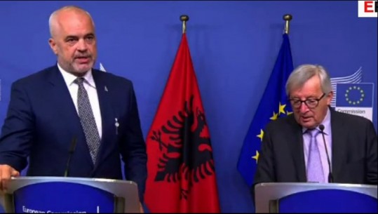 Rama: 'JO' lojëra me negociatat! Junker: Shqipëria e meriton plotësisht 