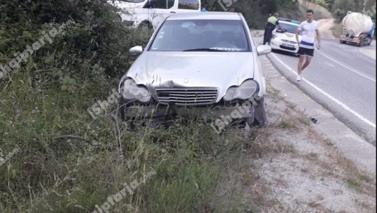 Zbriti për të bërë foto, 'Benz'-i merr përpara turistin ukrainas në Elbasan (FOTO)