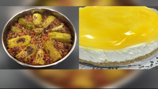 Të gatuajmë me Zonjën Vjollca: Kunguj të mbushur dhe Cheescake i ftohtë me limon 