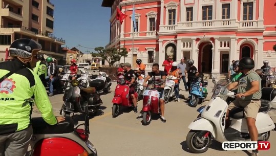 Motoristët me Vespa 'pushtojnë' Vlorën, Leli: Mundësi e mirë promovimi