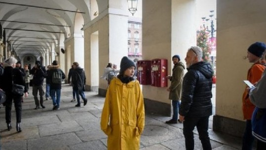 Greta Thunberg në Torino, në rrugë 5000 të rinj protestues të ‘Fridays For Future’ 