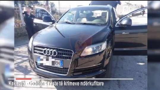 Me 'Audi Q7' e 'Nissan' të vjedhur, sekuestrohen makinat luksoze në Kakavijë (VIDEO)