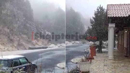 Nisin reshjet e dëborës në Llogara (FOTO)