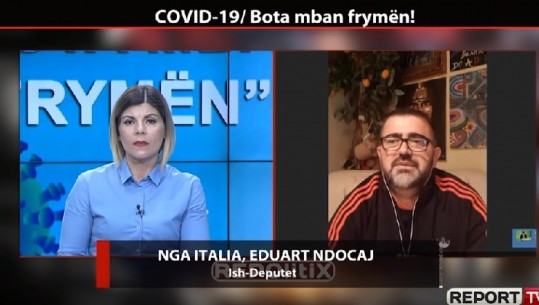 16 ditë i izoluar në Milano, Eduard Ndocaj tregon si po i kalon ditët në karantinë. Një dedikim edhe për bashkëshorten e tij infermiere 