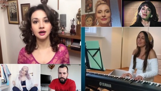  Artistët mesazhe optimiste me art nga shtëpia: Do t’ia dalim, qëndroni në shtëpi për prindërit dhe gjyshërit tuaj (VIDEO)