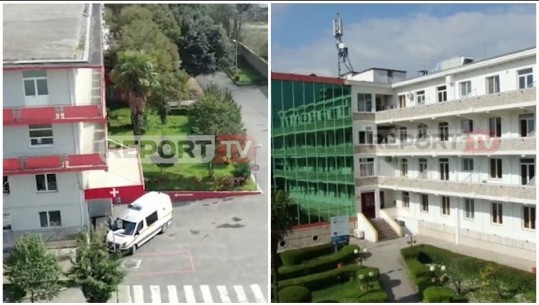 Mjekë, infermierë dhe ambulanca që shkojnë e vijnë me pacientë! Pamjet me dron nga Infektivi dhe Sanatoriumi 