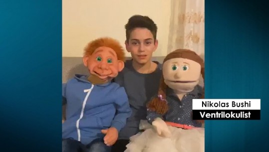 Ventrilokuisti me origjinë shqiptare Nikolas Bushi, një falënderim për mjekët edhe forcat e rendit! (VIDEO)