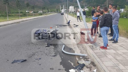 Bulqizë/ Motori përplaset me shtyllën elektrike, drejtuesi 'fluturon në ajër', sillet me helikopter në Tiranë 