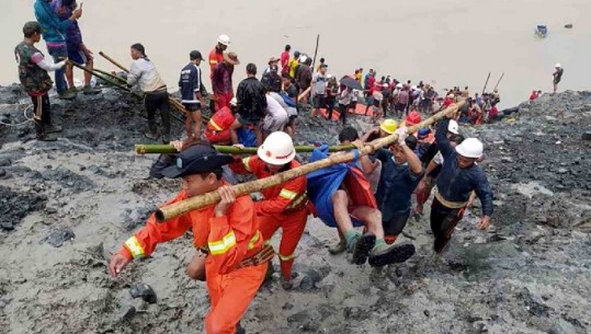 Mianmar/ Masakër në minierën e gurëve të çmuar, të paktën 113 të vdekur (FOTO)