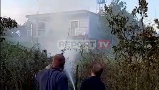 Zjarr i qëllimshëm në Fushë-Krujë, përfshihet nga flakët sipërfaqja me pemë frutore, shkak banorët që pastrojnë shkurret e ferrat (VIDEO)