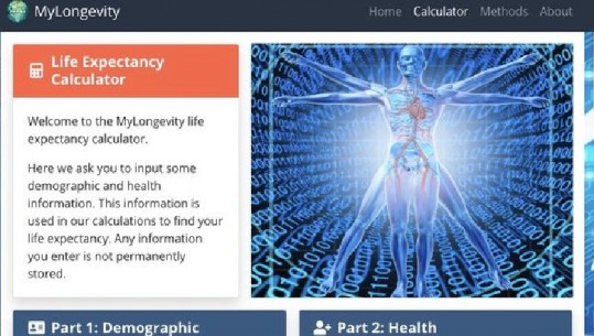 Krijohet aplikacioni që parashikon jetëgjatësinë e njeriut! Përdoruesit duhet t’ju përgjigjen disa pyetjeve... 