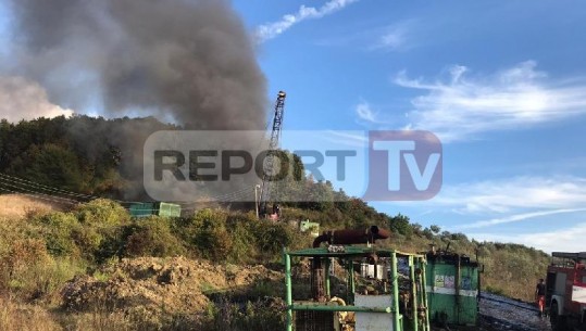 Mallakastër/ Përfshihet nga flakët një pus nafte(FOTO+VIDEO)