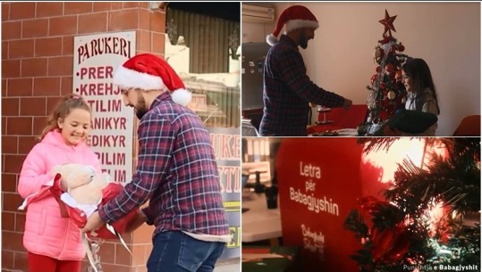 Buzëqeshje dhe solidaritet/ 'Babagjyshi Sekret' i Bankers Petrolium lumturon fëmijët në Fier (VIDEO)