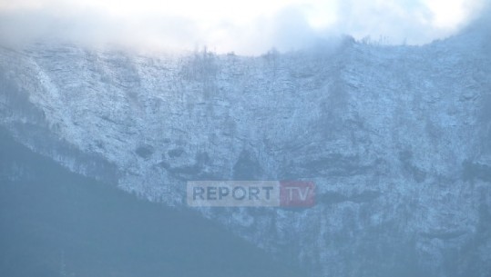 FOTOT/ 'Zbardhet' Dajti në Tiranë, bora e parë këtë dimër vjen në kryeqytet në ditën e parë të vitit