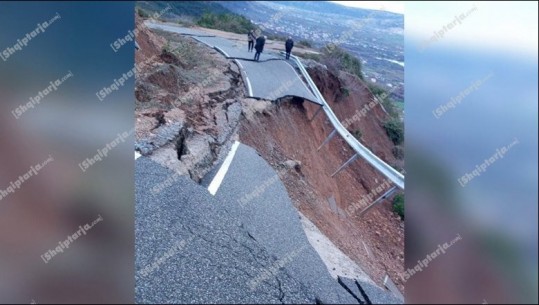 Pamje të frikshme/ Shembje masive e rrugëve që lidh fshatrat e Lezhës