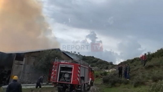 Sarandë/ Djegia e stanit në Finiq, çfarë ka ngelur pas zjarrit (VIDEO)