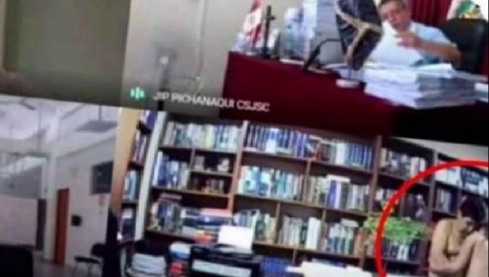 Video/ Harroi kamerën hapur gjatë një seance gjyqësore online, avokati kapet duke kryer marrëdhënie seksuale me një vajzë