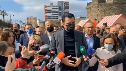 Basha flet për incidentin mes militantëve: Unë shoqërohem me intelektualë, Rama me banditët! Dhuna u provokua nga ato që mbajnë peng qytetin (VIDEO)