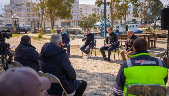 Damian Gjiknuri takim me peshkatarët e Orikumit dhe Radhimës: Vlora turistike garanci për punën tuaj