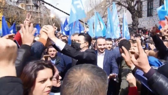 Basha, miting në Korçë: Jemi 4 ditë para fitores tonë të madhe! Ndryshimi po vjen me votën tuaj 