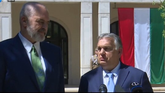 Orban: Shqipëria të anëtarësohet në BE menjëherë, pa parakushte të tjera! Rama: Ju na dhatë një Mbretëreshë, ne golashënuesin më të mirë të Ferencvárosi