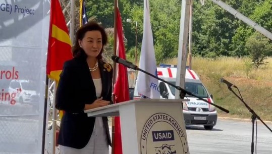 USAID 100 mijë dollarë për pajisje për doganierët shqiptarë e maqedonas, Yuri Kim nga Qafë Thana: Ndihma e SHBA po e bën Ballkanin Perëndimor më të sigurt