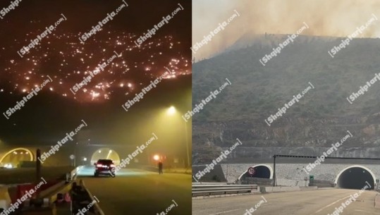 Zjarri në Kukës, problematike vatra në Lakun e Thive, rrezikohen 5 banesa! Nis ndërhyrja nga toka dhe ajri! Shuhen gjatë natës flakët mbi tunelin e Kalimashit