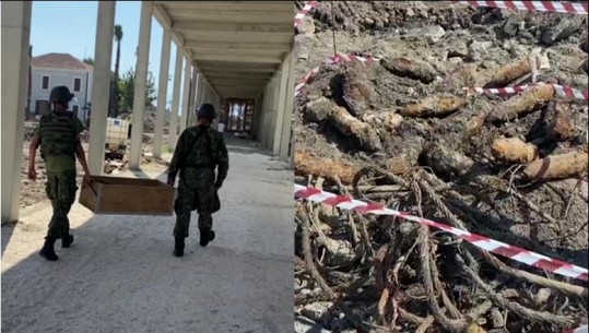 Punimet për portin e Vlorës, punonjësit gjejnë 15 predha të Luftës së Dytë Botërore! Largohen nga Forcat e Xhenios (VIDEO)