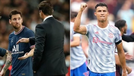 Ronaldo po shkëlqen sërish tek Manchester United, Messi duket si i humbur tek PSG