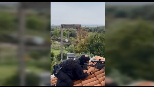 Vrasja e nënkomisarit Hoxha, VIDEO e operacionit nga toka dhe ajri për kapjen e autorit! 21 vjeçari u gjet pas 6 orësh kërkime