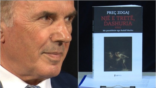 Preç Zogaj boton librin me poezi ‘Një e tretë, dashuria’. Natasha Lako: “Në poezitë e Zogaj ka një lulëzim fjala”