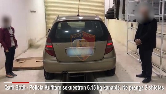 Po tentonin të kalonin në Greqi, kapet një sasi kanabisi brenda mjetit në Qafë Botë! Pranga shoferit dhe pasagjeres (VIDEO)