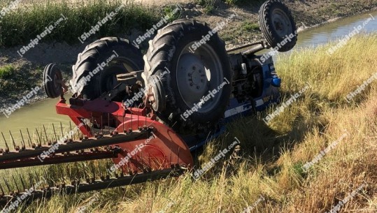 Zetori bie në kanal, vdes 43-vjeçari në Fier! Po punonte tokat kur humbi drejtimin e mjetit bujqësor