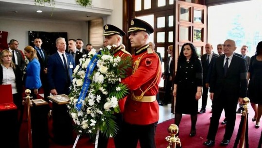 Lamtumira e fundit për Bujar Nishanin, Osmani: U kujdes gjithnjë që Kosova të mbahet lart në agjendën e tij shtetërore! Shtetar i paepur