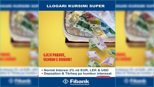 Llogari Kursimi SUPER në Fibank – zgjedhja më e mirë këtë verë