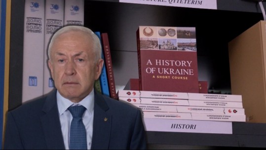 'Libri ukrainas' në Bibliotekën tonë, Misha i përgjigjet iniciativës së Olena Zelenskas, Shkurov: Rusia  e shkatërron, ju solidarizoheni! Mirënjohje