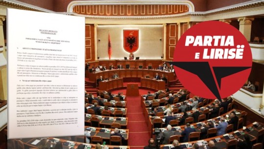 Partia e Lirisë depoziton në Kuvend nismën për indeksimin e pagave: Paga minimale të rritet çdo vit 