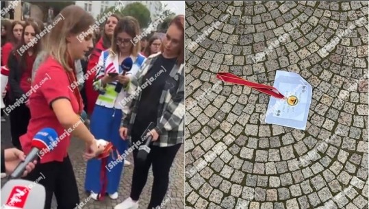 Nxënësja e shkollës 'Mehmet Akif' lë medaljen para kryeministrisë: E meriton për shkatërrimin e ëndrrave tona